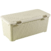 Корзина для хранения Curver Rattan Style Trunk 72л кремовый [00712-885-00]