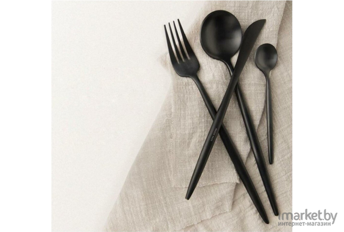 Набор столовых приборов Xiaomi Maison Maxx Stainless Steel Modern Flatware Set Black