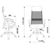 Офисное кресло Бюрократ KB-6N/SL/B/TW-11 TW-01 TW-11 сетка черный [1140277]