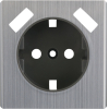 Накладка для розетки и выключателя Werkel WL02-USB-CP глянцевый никель [a037019]