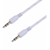 Аудио кабель Rexant AUX 3.5 мм 1M белый [18-4070]