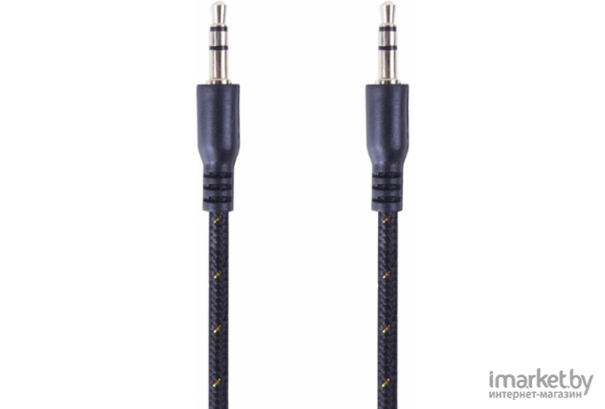 Аудио кабель Rexant AUX 3.5 мм 1M черный [18-4071]