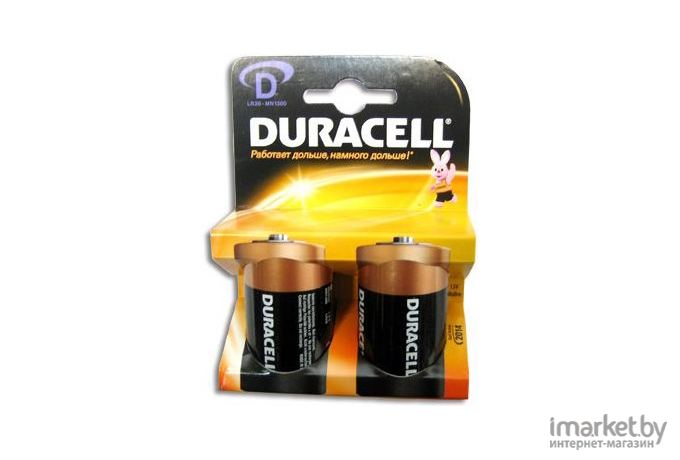 Батарейка DURACELL LR20/MN1300/D 2BP