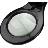 Лупа настольная Rexant 5D 90LED круглая черный [31-0406]