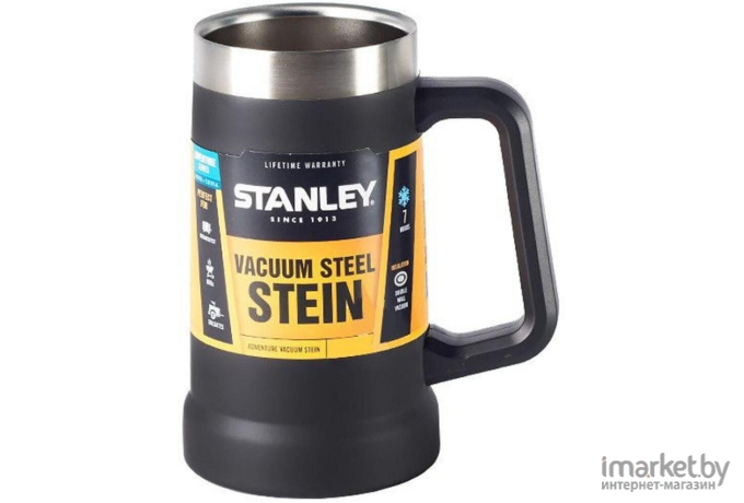 Термокружка Stanley Adventure Vacuum Stein 0.7 л черный [10-02874-034]