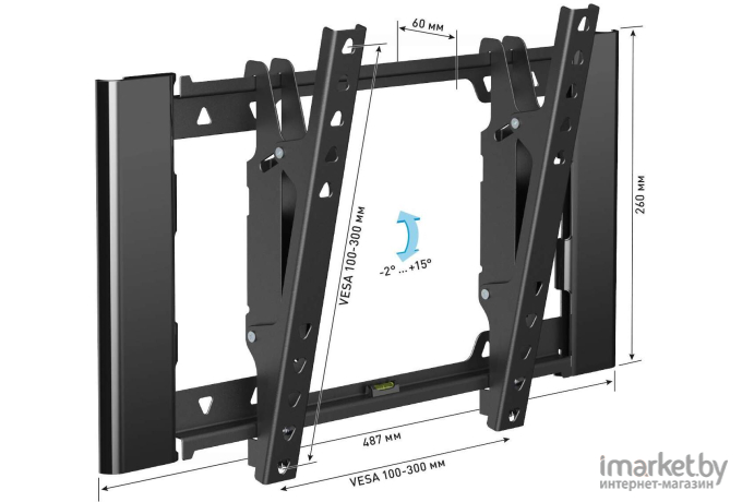 Кронштейн Holder LCD-T3929-B черный