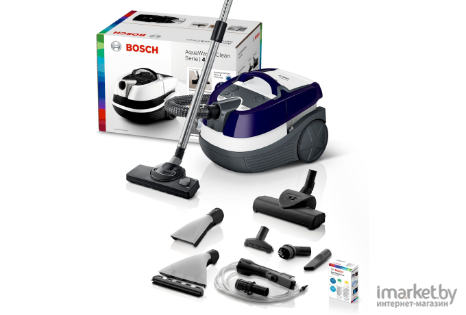 Пылесос Bosch BWD41740 фиолетовый