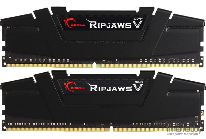 Оперативная память G.Skill Ripjaws V 8GB DDR4 KITof2 PC-25600 [F4-3200C16D-8GVKB]