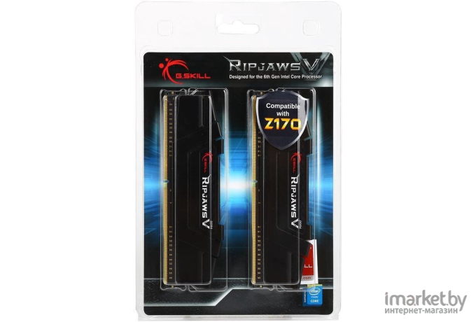 Оперативная память G.Skill Ripjaws V 8GB DDR4 KITof2 PC-25600 [F4-3200C16D-8GVKB]