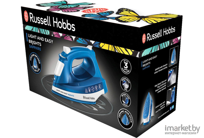 Утюг Russell Hobbs Light and Easy Bright Sapphire [24830-56]