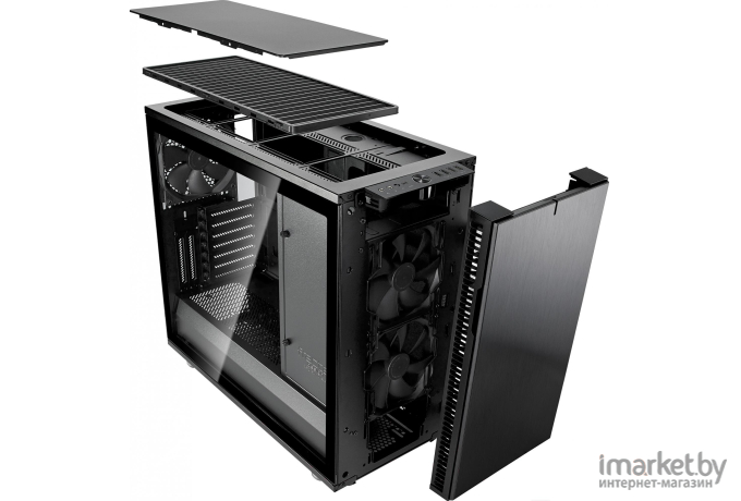 Корпус для компьютера Fractal Design Define R6 без БП Black [FD-CA-DEF-R6-BK]