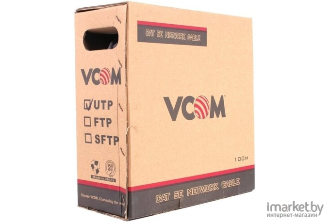 Кабель для компьютера Vcom Cat5E UTP 100 m [VNC1000]