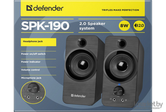 Мультимедиа акустика Defender SPK-190 Black [65190]