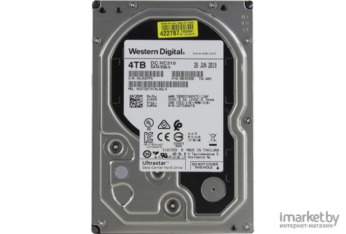 Жесткий диск WD Ultrastar DC HC310 0B36404 4Tb [HUS726T4TALA6L4]