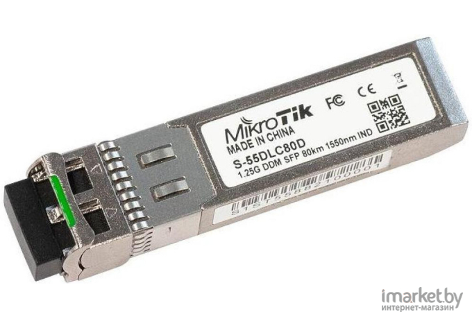 Медиаконвертер Mikrotik S-55DLC80D трансивер