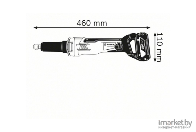 Шлифмашина Bosch GGS 18V-23 PL в кейсе L-BOXX (0.601.229.200)