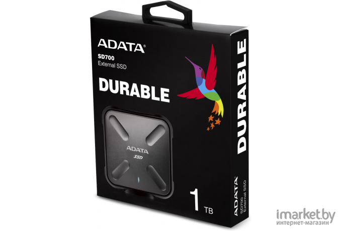 Внешний жесткий диск A-Data SD700 1.0Tb Black [ASD700-1TU31-CBK]