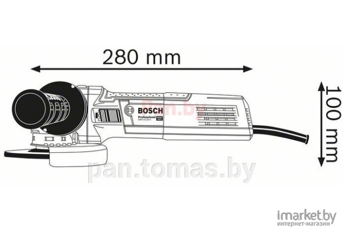 Угловая шлифмашина Bosch GWX 9-125 S X-LOCK [0.601.7B2.000]