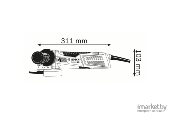 Угловая шлифмашина Bosch GWX 9-125 S X-LOCK [0.601.7B2.000]