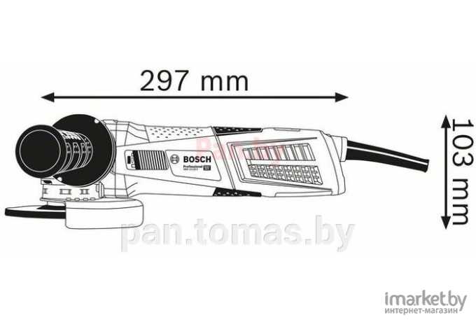 Угловая шлифмашина Bosch GWX 13-125 S X-LOCK [0.601.7B6.002]