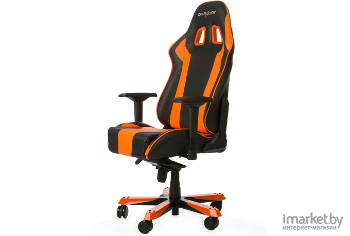 Геймерское кресло DXRacer King черный/оранжевый [OH/KS06/NO]