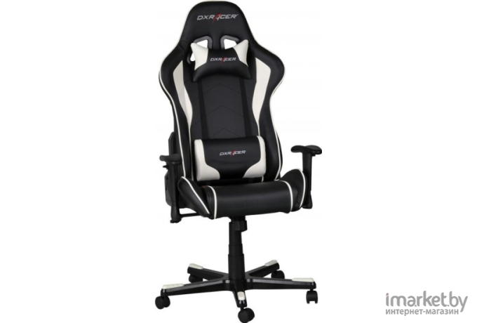 Офисное кресло DXRacer Formula черный/белый [OH/FE08/NW]