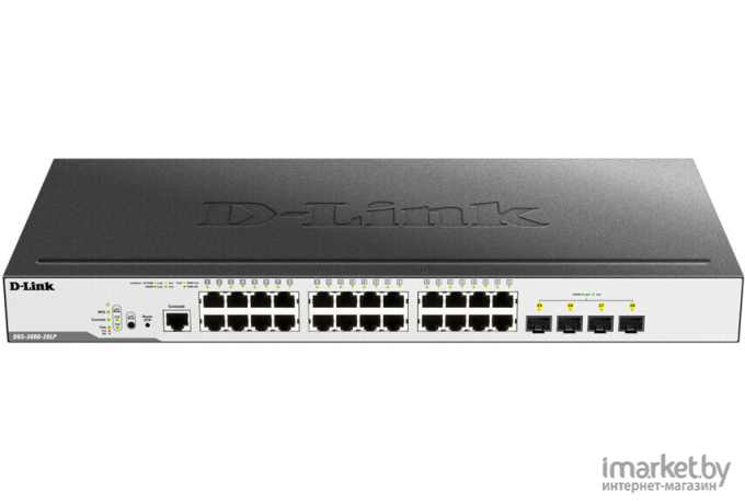 Коммутатор D-Link Switch DGS-3000-28LP/B1A