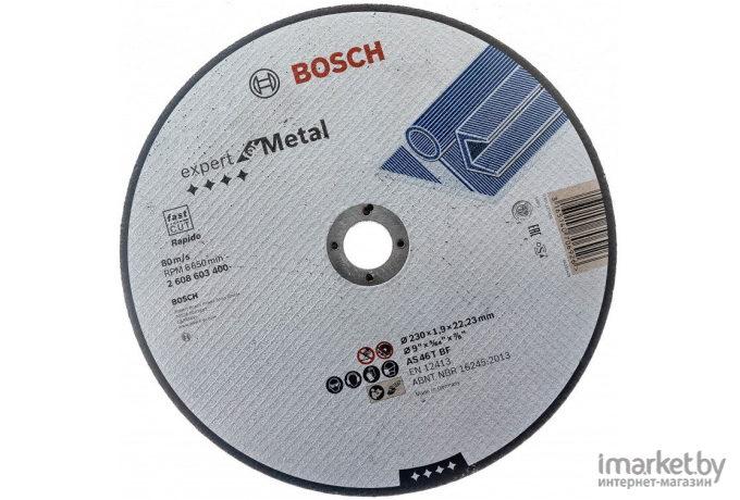 Отрезной круг Bosch Expert for Metal 230 1,9 мм [2.608.603.400]