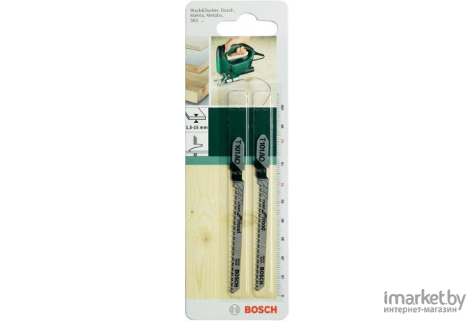 Полотно для пилы Bosch T101AO Top for Wood 82 1,4 мм 2 шт [2.609.256.723]