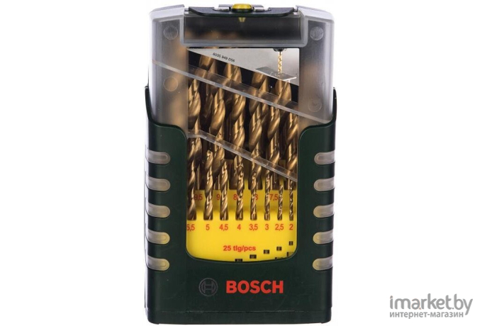 Набор сверл Bosch HSS-TIN D1-13 мм 25 шт [2.607.017.154]