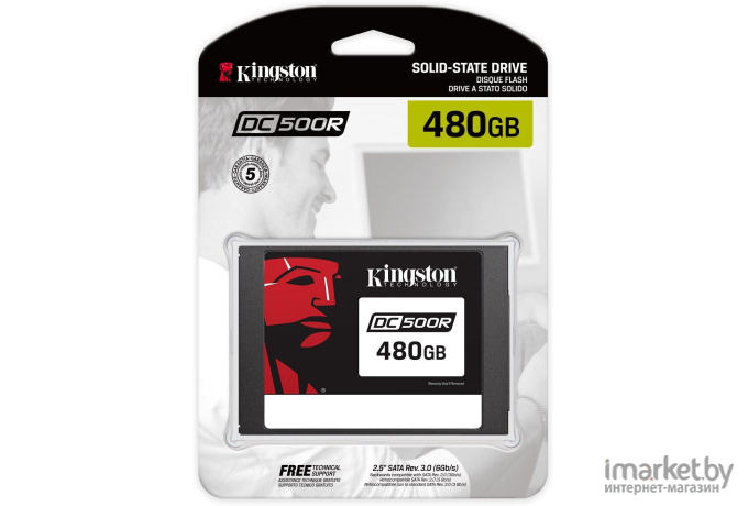 SSD диск Kingston DC500R 480Gb [SEDC500R/480G]