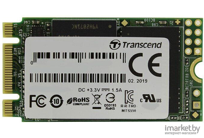 SSD диск Transcend MTS430 128Gb [TS128GMTS430S]