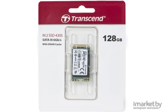 SSD диск Transcend MTS430 128Gb [TS128GMTS430S]