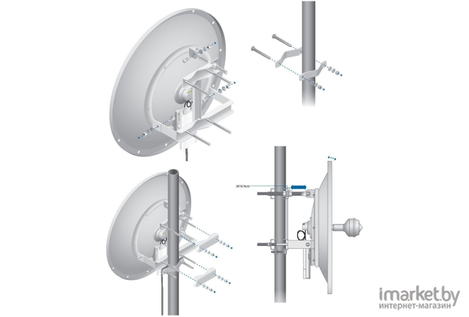 Антенна беспроводной связи Ubiquiti Dish Airmax RD-5G34