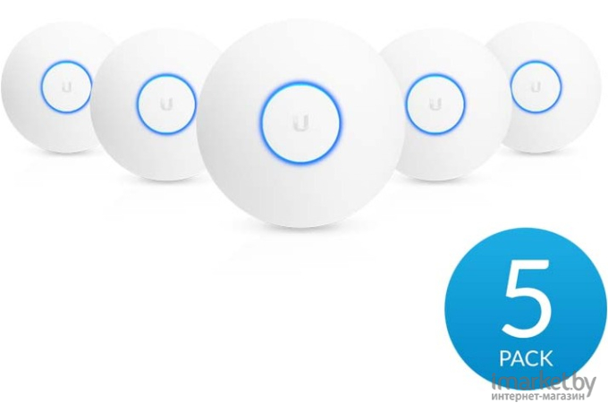 Беспроводная точка доступа Ubiquiti Wi-Fi 1733MBPS 5 Pack [UAP-NANOHD-5]