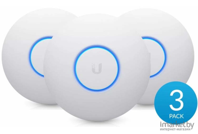 Беспроводная точка доступа Ubiquiti Wi-Fi 1733MBPS 3 Pack [UAP-NANOHD-3]