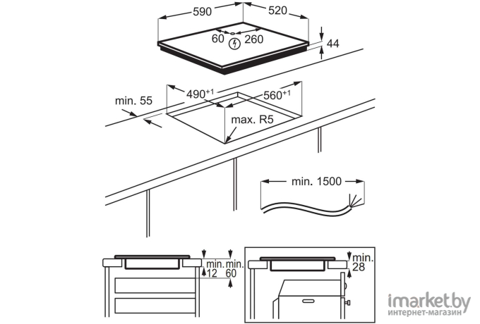 Варочная панель Electrolux IPE6443WFV