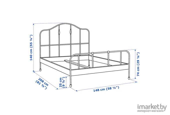 Кровать IKEA Сагстуа [892.689.10]