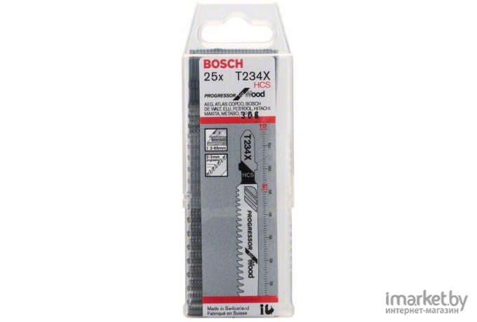 Пилка для лобзика Bosch Т234Х Progressor for Wood 25шт [2.608.633.524]