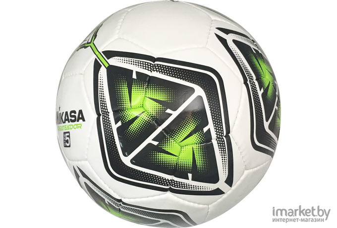 Футбольный мяч Mikasa Regateador 5-G размер 5 белый/зеленый