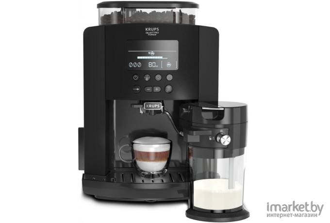 Кофемашина Krups Arabica Latte EA819N10 черный [8010000453]