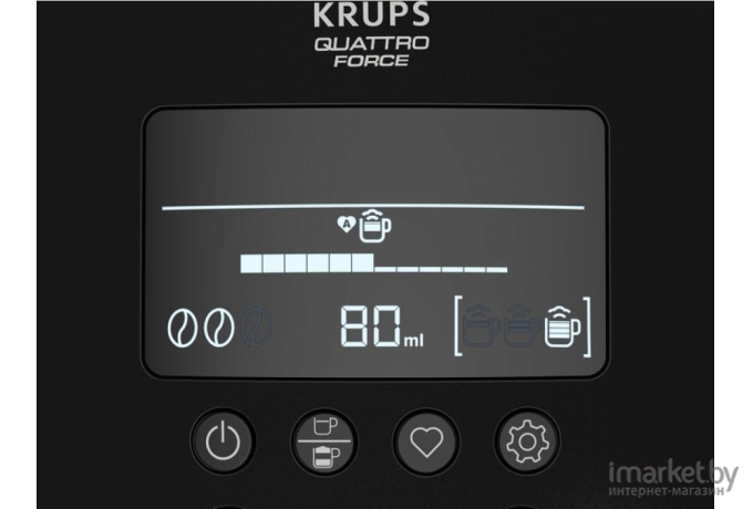 Кофемашина Krups Arabica Latte EA819N10 черный [8010000453]