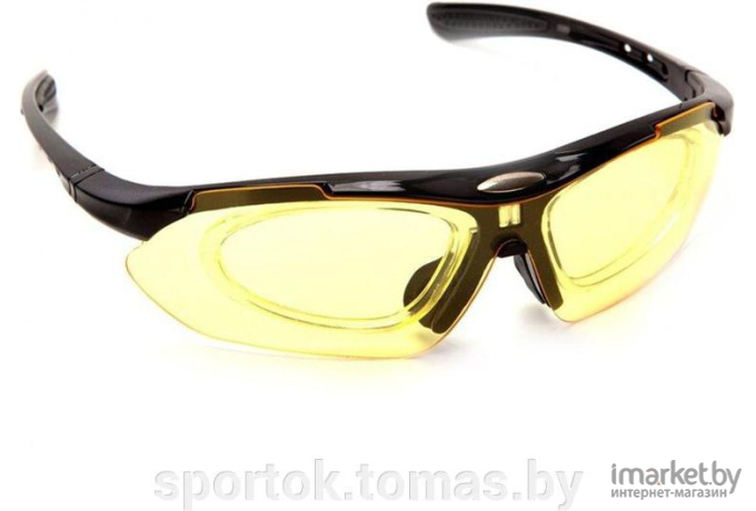 Очки солнцезащитные Bradex с 5 сменными линзами черный [SF 0156]