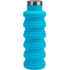 Бутылка для воды Bradex силиконовая складная с крышкой синий [TK 0270]