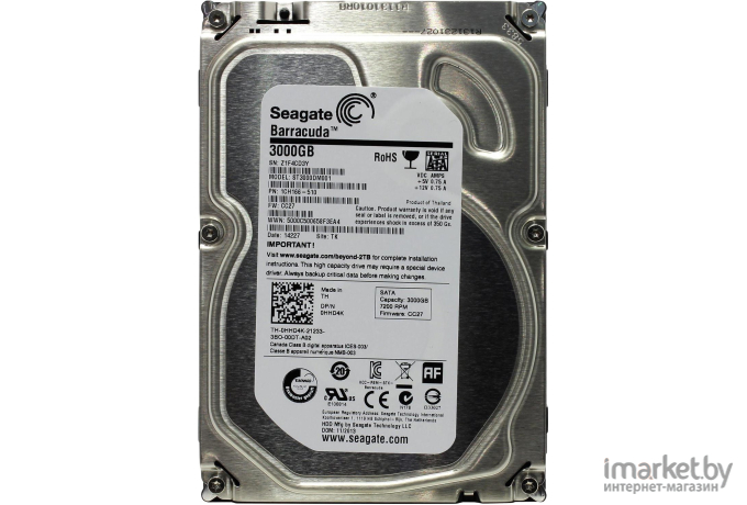 Жесткий диск Seagate Barracuda 3TB [ST3000DM001]