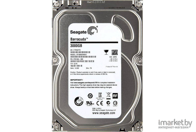 Жесткий диск Seagate Barracuda 3TB [ST3000DM001]