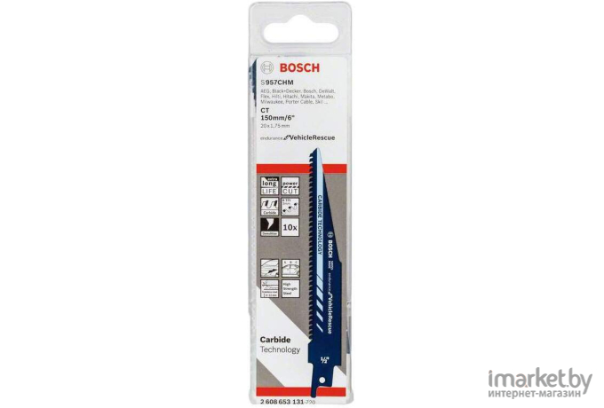 Полотно для пилы Bosch S 957 CHM 10 шт [2.608.653.131]