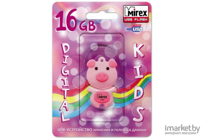 Usb flash Mirex PIG 16GB Pink [13600-KIDPIP16]