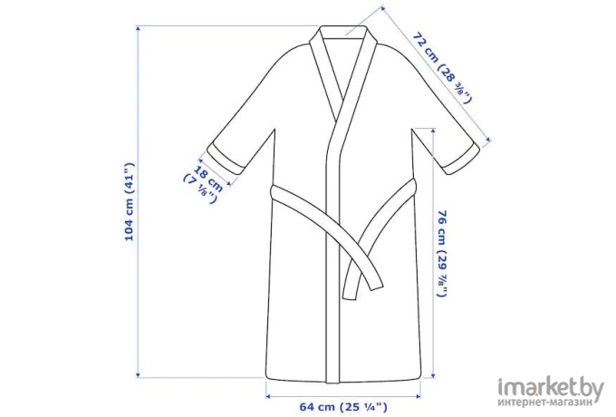 Халат IKEA Роккон [003.919.23]