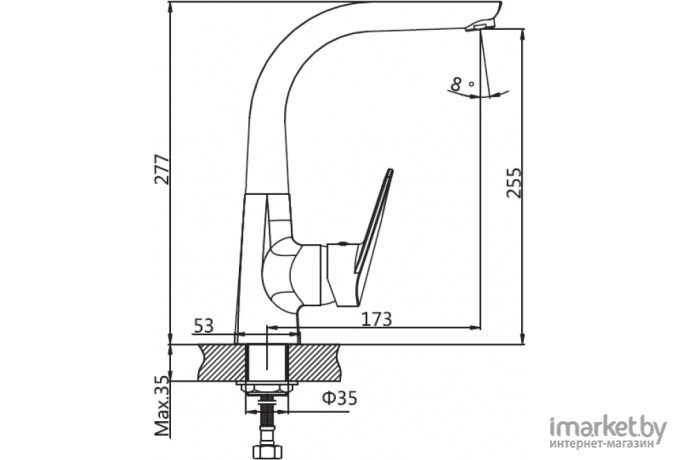 Смеситель AV Engineering AVCID4-B557